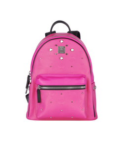 Odeon Studded Small Backpack, Canvas, Pink, MIK, DB, 4*